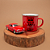 Kit Miniatura Karmann Ghia e Caneca Esmaltada Vermelha - Imagem 1