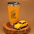 Kit Copo Térmico e Miniatura Fusca Amarelo - Imagem 1