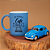 Kit Caneca e Miniatura Fusca Azul - Imagem 1