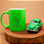 Kit Caneca e Miniatura Fusca Verde Folha - Imagem 1