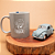Kit Caneca e Miniatura Fusca Cinza - Imagem 1
