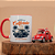 Kit Presente Fusca Surf – Caneca de Cerâmica + Miniatura Fusca com Prancha no Teto - Imagem 2