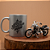 Kit Harley Davidson caneca e miniatura Prata - Imagem 1