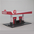 Miniatura Posto Texaco Vintage 3D – Diorama Decorativo 18x10x10cm - Imagem 2