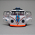 Miniatura Kombi 1:24 em Metal com LED - Imagem 5