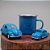 Kit Fusca Colecionável – Caneca Esmaltada + Miniatura 1:32 - Imagem 1