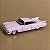 Miniatura Cadillac Eldorado 1959 Rosa 1:32 Diecast Colecionável - Imagem 1