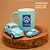 Kit Caneca - Chaveiro e Miniatura de Fusca Azul - Imagem 1