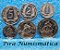 CARIBE CONJUNTO DE 6 MOEDAS - 1 CENT A 1 DOLLAR - 2004 - Imagem 1