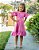 Vestido Infantil Linho Rosa - Imagem 6