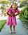 Vestido Infantil Linho Rosa - Imagem 5