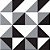 Adesivo Geométrico Branco, Preto e Cinza PDAD03 - Imagem 2