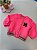 Jaqueta Infantil Matelassê Pink com Patch “M j4869 - Imagem 3