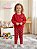 conjunto laço coraçao vermelho - Imagem 1