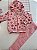 Conjunto Infantil Flanelado Ursinhos Rosa com Capuz A8139 - Imagem 2
