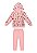 Conjunto Infantil Flanelado Ursinhos Rosa com Capuz A8139 - Imagem 3