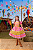 Vestido junino amarelo com rosa 8803 - Imagem 1