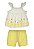 Conjunto Infantil Bata Floral com Short -A0322 - Imagem 5