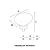 Puxador Crisalles IL4532 - Ambar - Oval - 45x48MM - Imagem 3