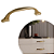 Puxador Cellara 1950 - Bronze - 96MM - Imagem 1