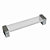 Puxador Cristal IL 4500 - Cromado - 288MM - Imagem 1