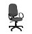 Cadeira Presidente Valena c/ Costura Base Giratória Relax com Braço Fixo Corsa - Tecido Crepe - PP232 - Imagem 3