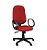Cadeira Presidente Valena c/ Costura Base Giratória Relax com Braço Fixo Corsa - Tecido Crepe - PP232 - Imagem 6