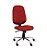 Cadeira Presidente Spote c/ Costura Base Giratória Relax Cromada - Tecido Crepe - PP260 - Imagem 2
