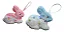 Kit 2 Coelhos Isopor Colorido Páscoa Enfeite Decoração - Imagem 3