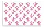 Adesivo 60 Pegadas Rosa Coelho Decorativo - Imagem 1