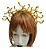 Tiara Medusa Rainha Serpente Dourada Fantasia Halloween - Imagem 1