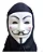 Máscara V De Vingança Anonymous Vendetta - Com Capuz - Imagem 1