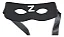 Máscara Preta Zorro Fantasia - Imagem 1