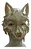 Halloween Purim Caveira Máscara Branca Osso Lobo - Imagem 2