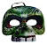 Máscara Caveira Zumbi Verde Festas Fantasias Halloween - Imagem 1