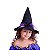 Fantasia Vestido Bruxinha Circie Infantil Festa Halloween - Imagem 2