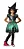 Fantasia Bruxinha Verde Bella Aranhas Infantil Halloween - Imagem 1