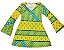 Fantasia Vestido Hippie Adulto Festas - Imagem 2