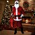 Fantasia Papai Noel GG Luxo Acetinada Completa Festa Natal - Imagem 2