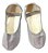 Acessório Ballet Sapatilha Infantil Adulto 20 A 46 Prateada Glitter - Imagem 1