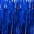 Cortina Metalizada Decoração Fitas Azul 1x2m Festa - Imagem 2
