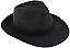 Chapéu Malandro Preto Festa Gangster Carnaval Halloween - Imagem 1