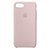 Kit Capa Aveludada iPhone 7 8 Rosa Areia e Película 3D Full - Imagem 2