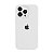 Capa Silicone C/ Proteção Câmera para iPhone 13 Pro Max - Branca - Imagem 1