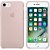 Capa Case Apple Silicone para iPhone 7 8 - Rosa Areia - Imagem 1