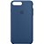 Capa Case Apple Silicone para iPhone 7 8 Plus - Azul Marinho - Imagem 1