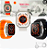 Smart Watch T800 Ultra 2 + 8 Pulseiras - Imagem 1