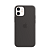 Capa de Silicone Aveludada para iPhone 12/12 Pro - Preta - Imagem 2