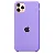 Capa de Silicone Aveludada para iPhone 11 Pro - Lilás - Imagem 1