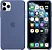 Capa de Silicone Aveludada para iPhone 11 Pro - Azul-Marinho - Imagem 1